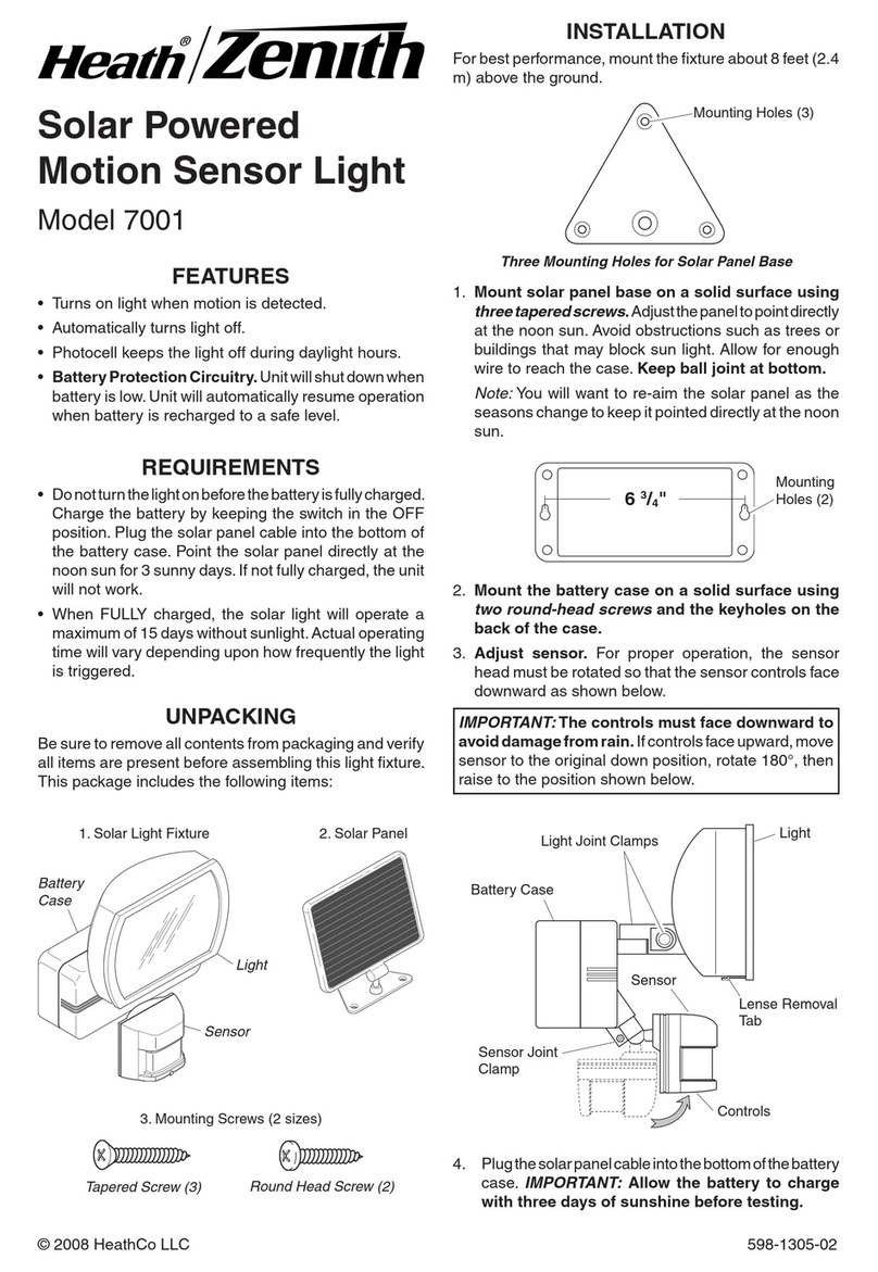 Heath Zenith 7001 user manual