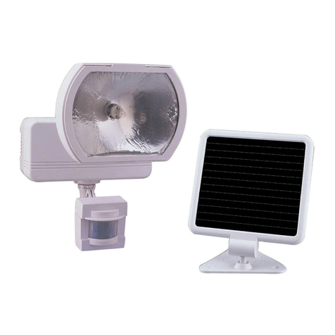 Heath Zenith Solar Powered Motion Sensor Light SH-7001 User manual