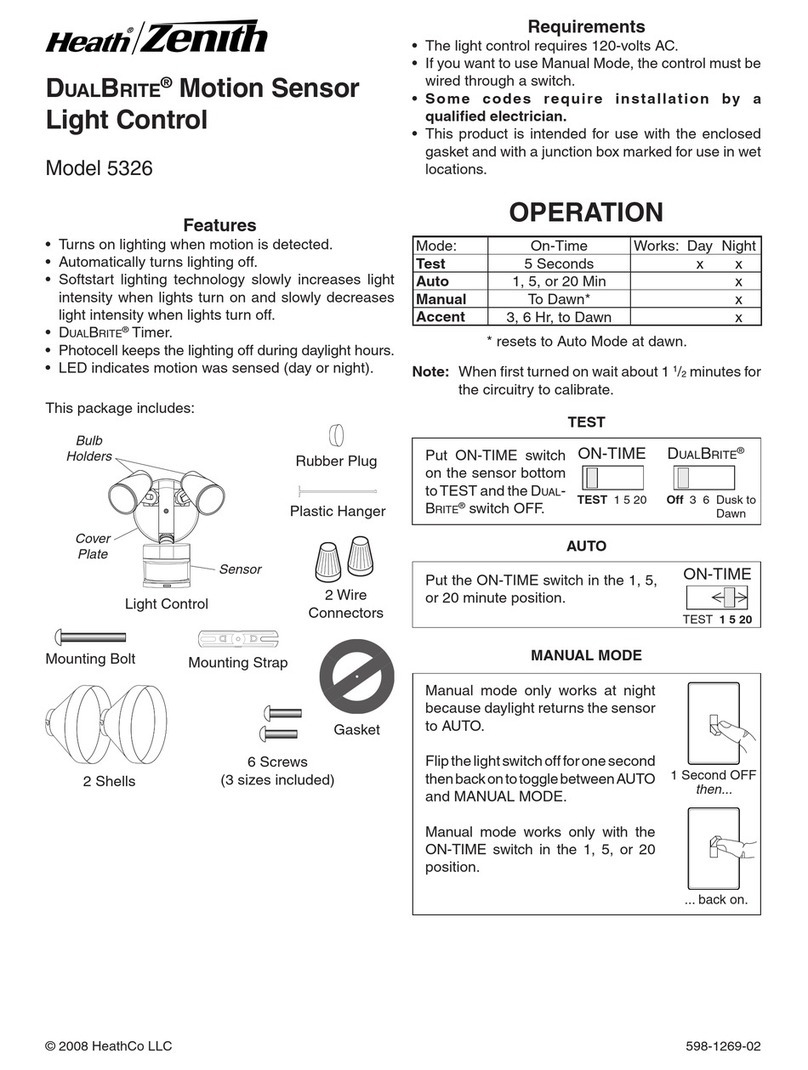 Heath Zenith DualBrite 5326 user manual