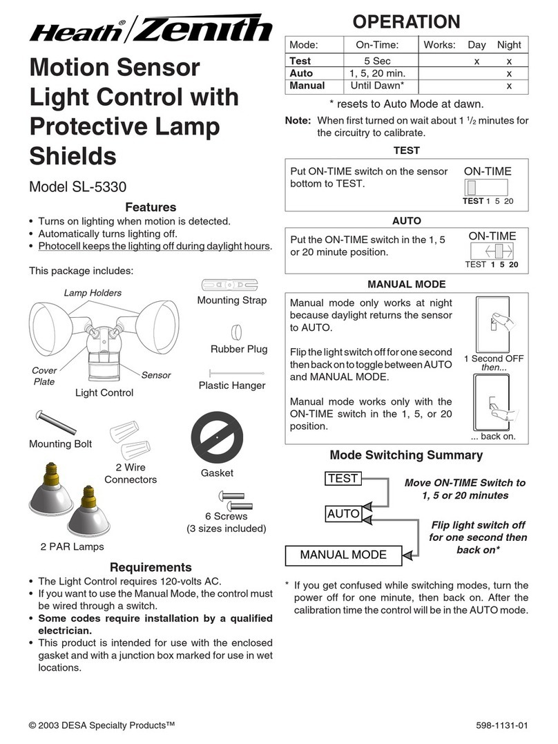 Heath Zenith SL-5330 user manual