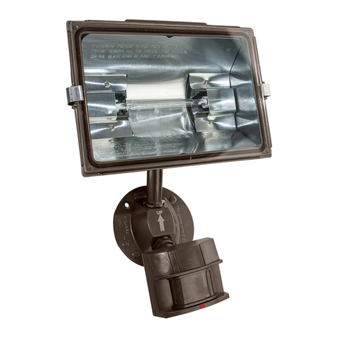 Heath Zenith Professional Motion Sensor Quartz Security Light... User manual