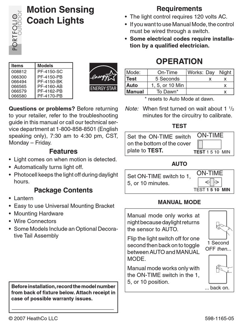HeathCo 66580 manual