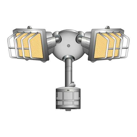Utilitech Motion SenSing Halogen Security Light... User manual