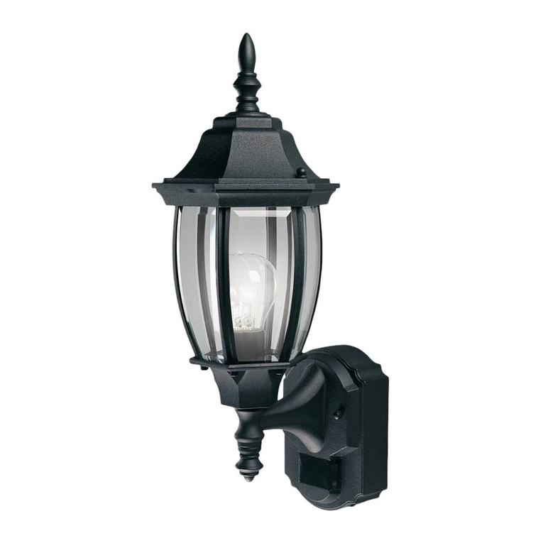 The Hampton Bay Motion Sensing Diecast Lantern HB-4190... owner's manual
