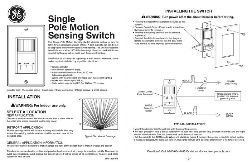 GE Motion Sensing Diecast Metal Lantern None User manual