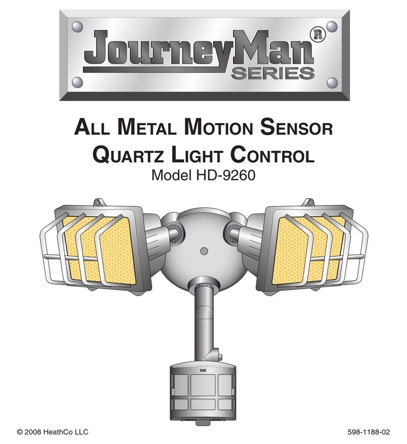 HeathCo All MetAl Motion SenSor HD-9260 owner's manual
