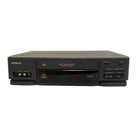 Hitachi VT-F380A User manual