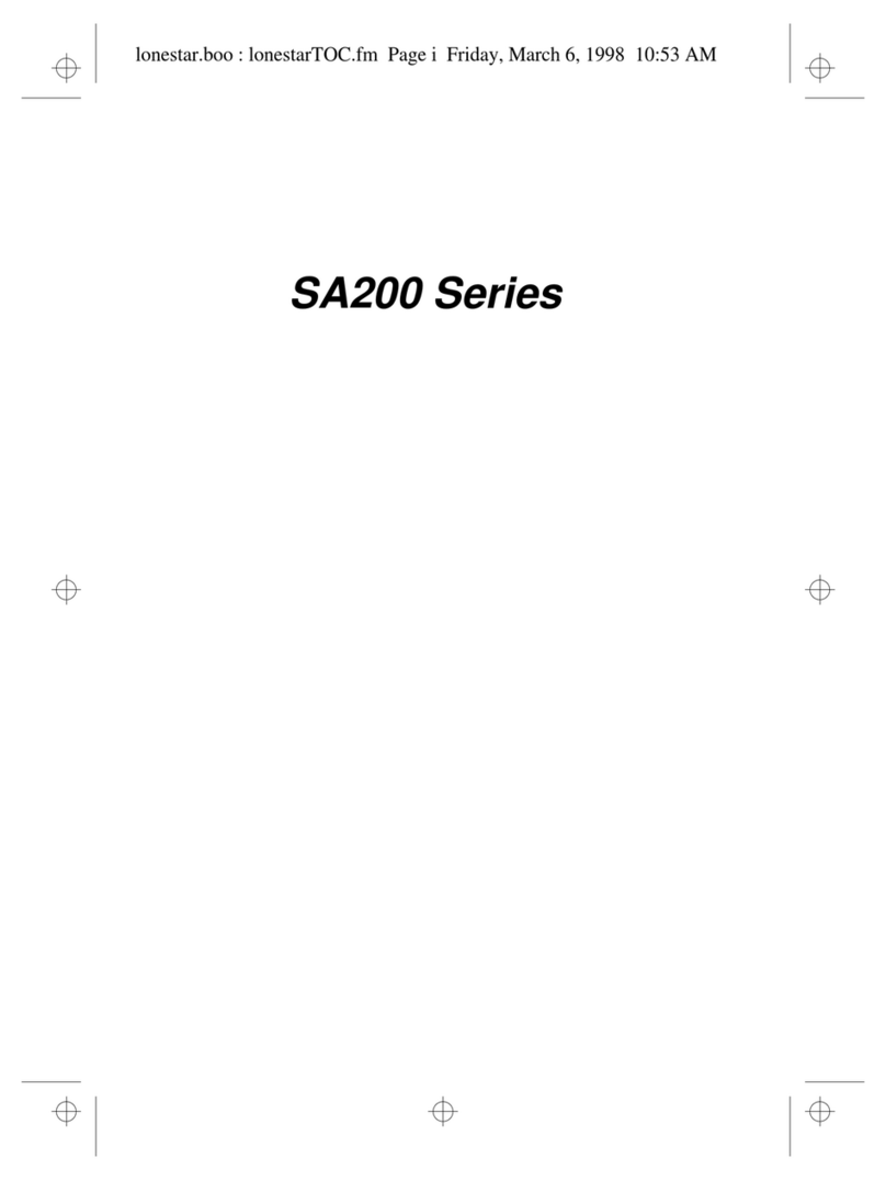 Hitachi SA200 Series manual