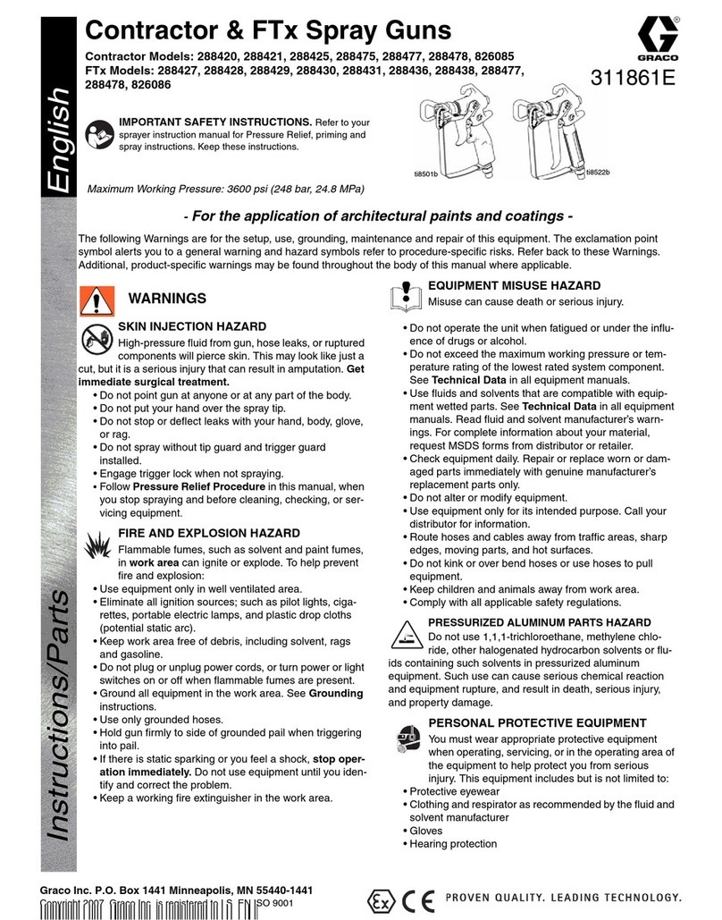 Graco Contractor 288477 Operation manual