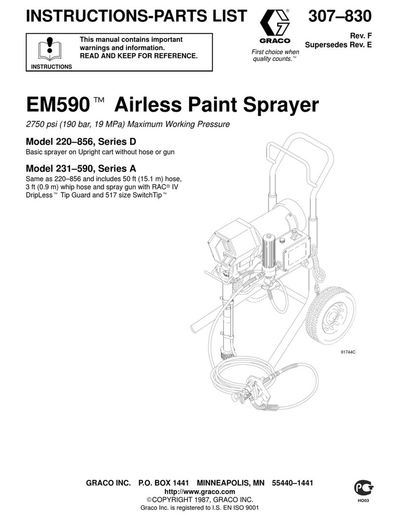 Graco 220-856 Instructions and parts list