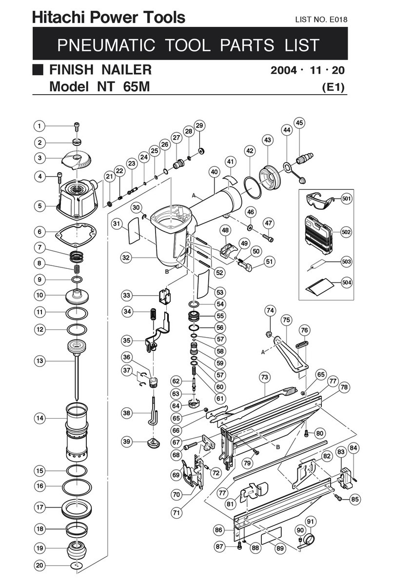 Hitachi NT 65M parts list