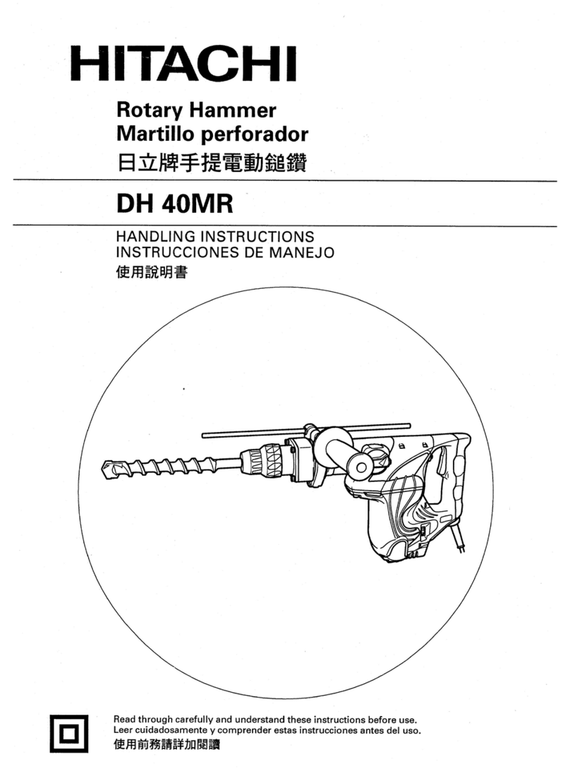 Hitachi DH 40MR User manual