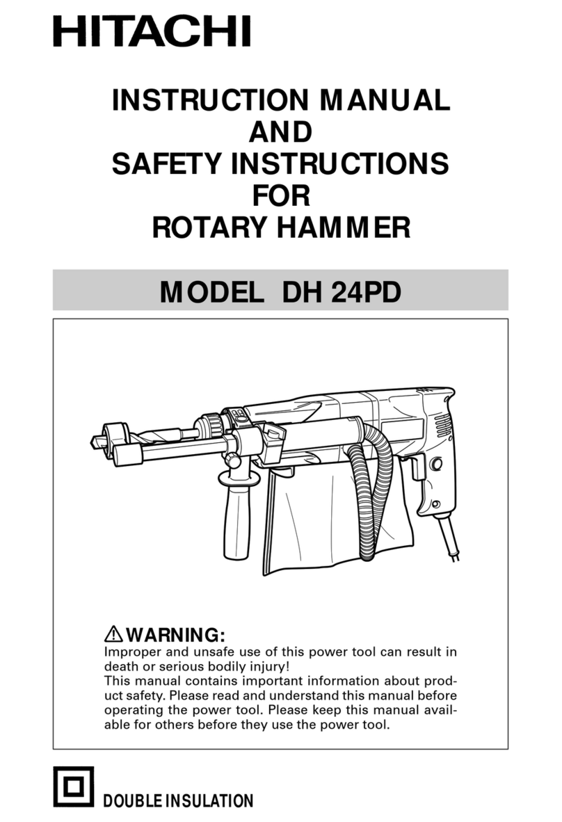 Hitachi DH 24PD Operator's manual