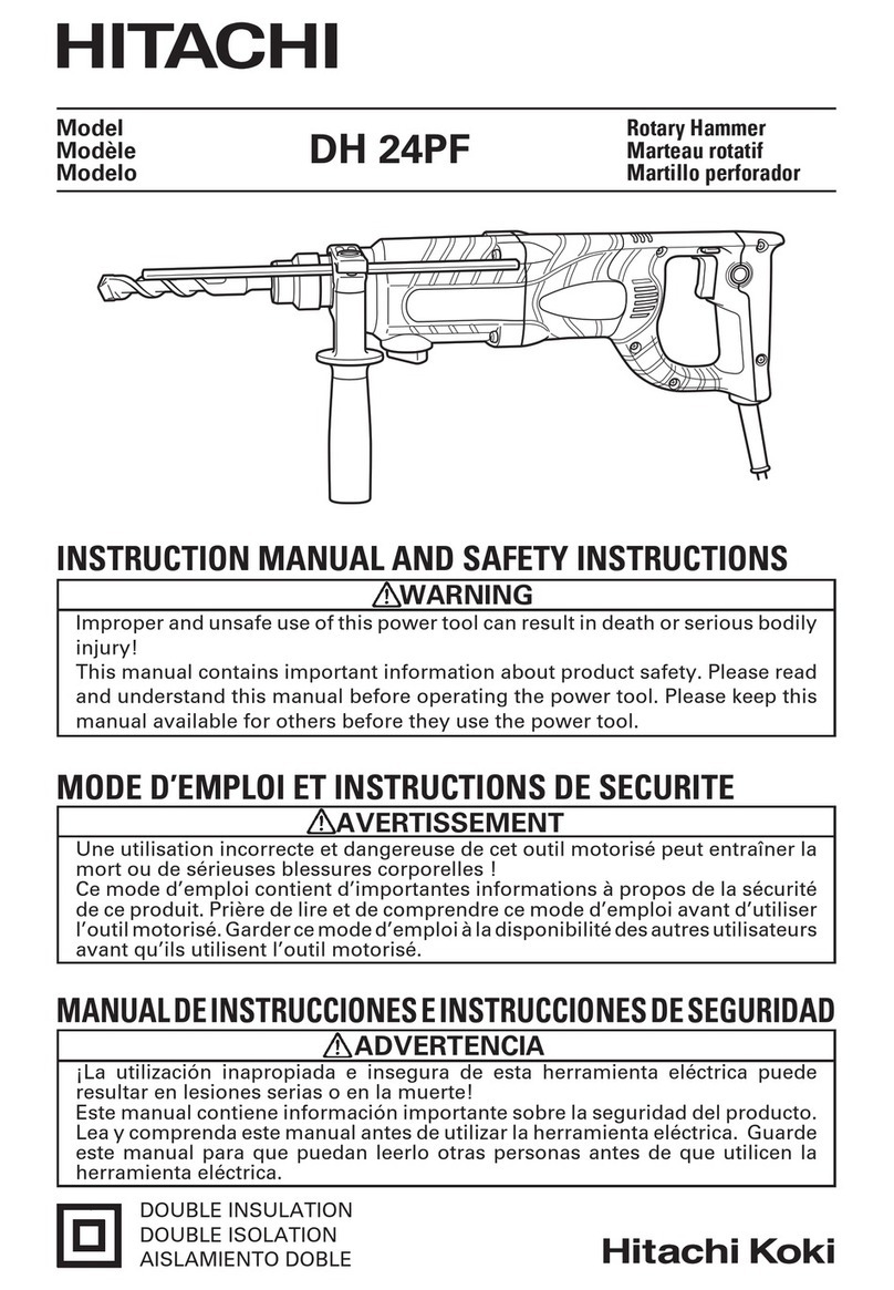 Hitachi DH 24 PF Instruction Manual