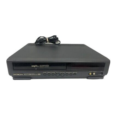 Hitachi VT-M272A User manual