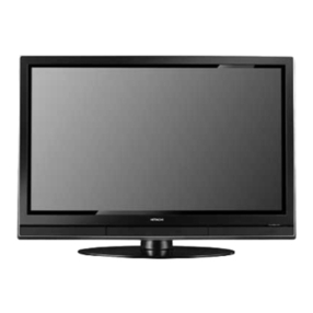 Hitachi Ultravision P50H401 User manual