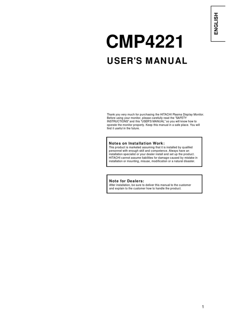 Hitachi CMP4221 User manual