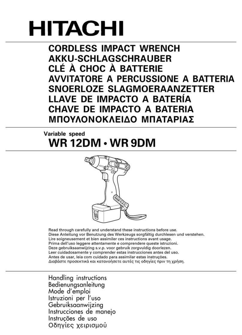 Hitachi WR 9DM User manual