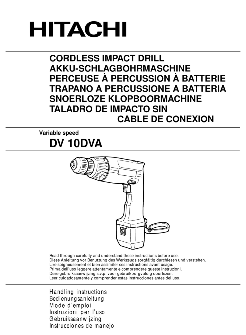 Hitachi DV 10DVA Handling instructions
