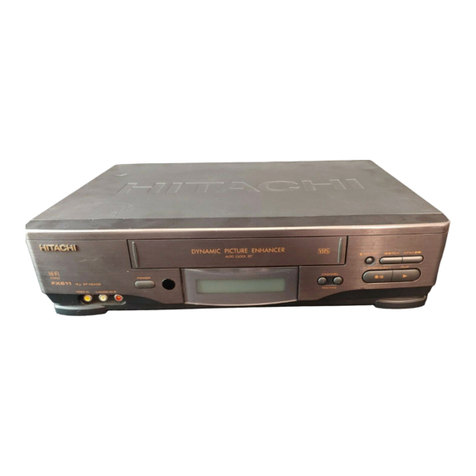 Hitachi VT-FX611A User manual