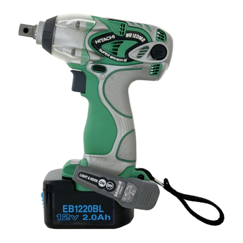 Hitachi WH 12DM2 Troubleshooting guide