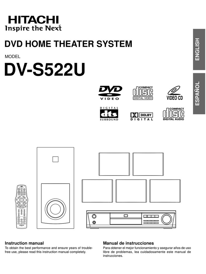 Hitachi DV-S522U User manual Hitachi DV-S522U User manual