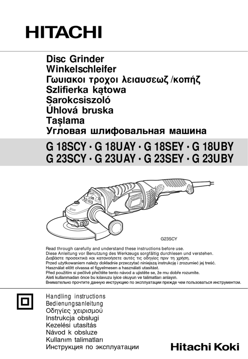 Hitachi G 23SCY User manual