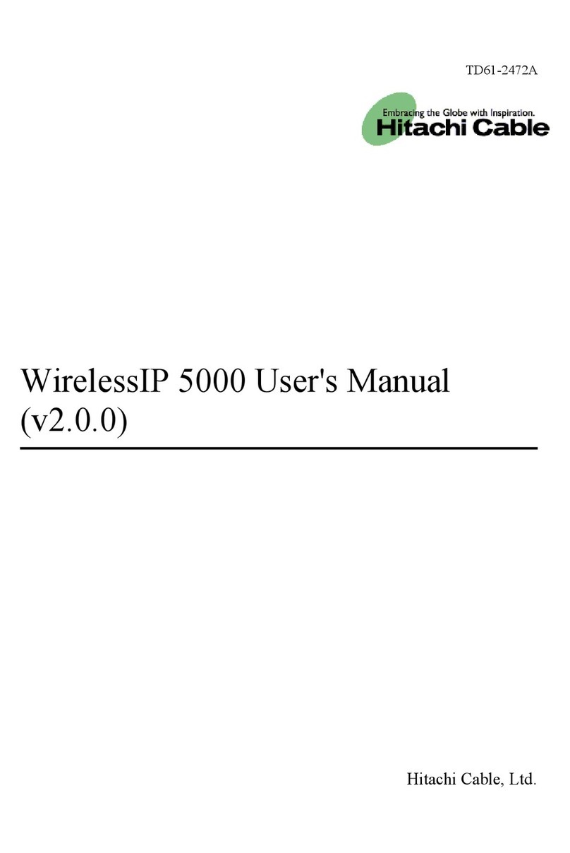 Hitachi WIRELESSIP TD61-2472A user manual