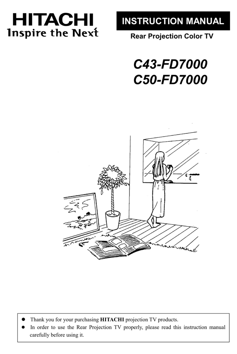 Hitachi C43-FD7000 User manual