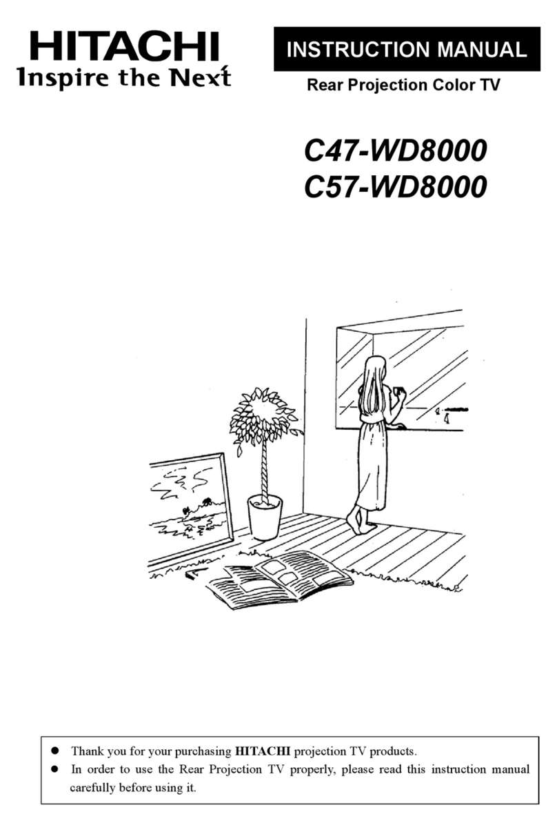 Hitachi C47-WD8000 instruction manual