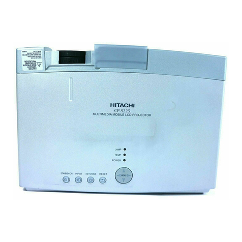 Hitachi CP-S225 User manual