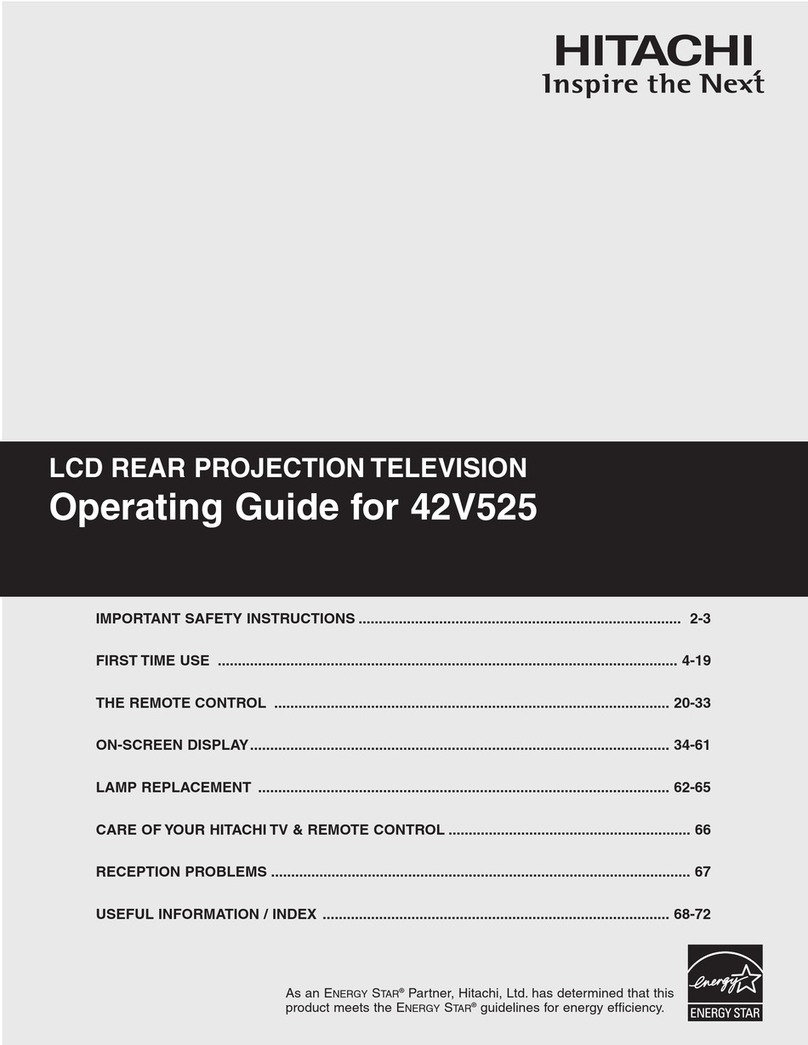 Hitachi 42V52 operating guide