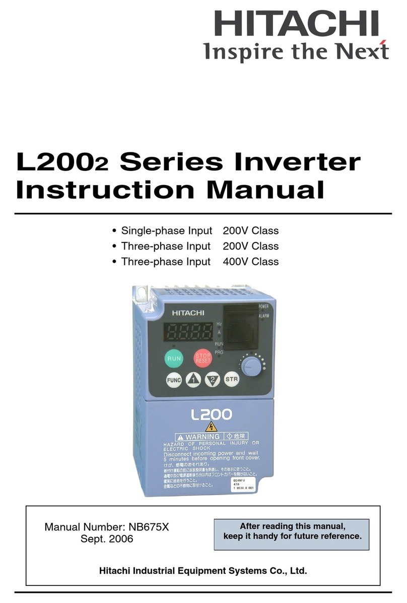 Hitachi L2002 instruction manual