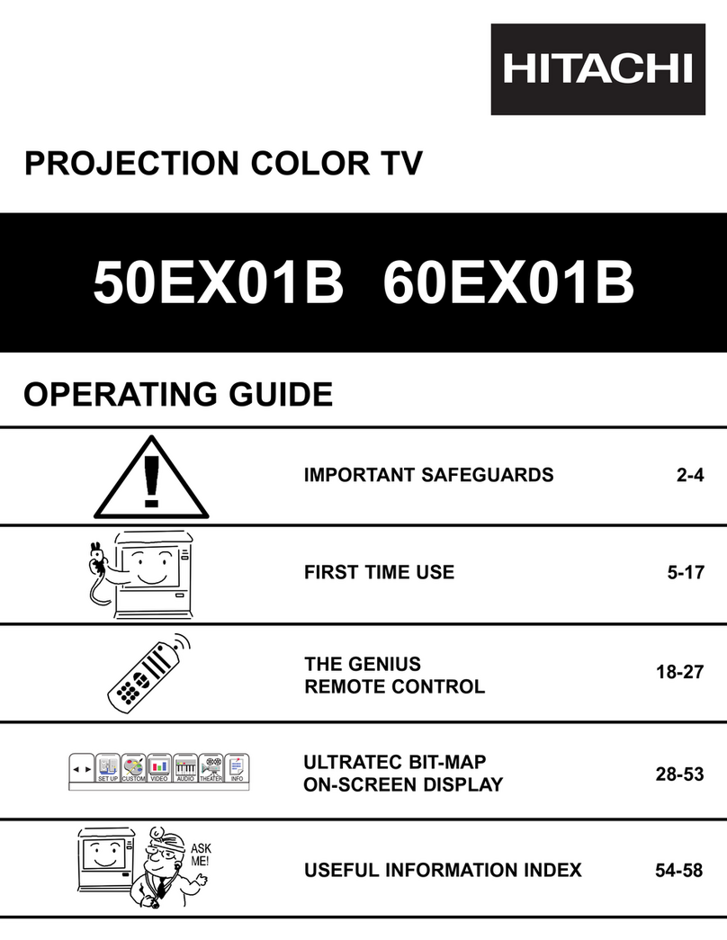 Hitachi 50EX01B User manual