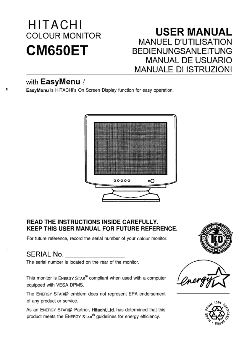 Hitachi CM650ET User manual