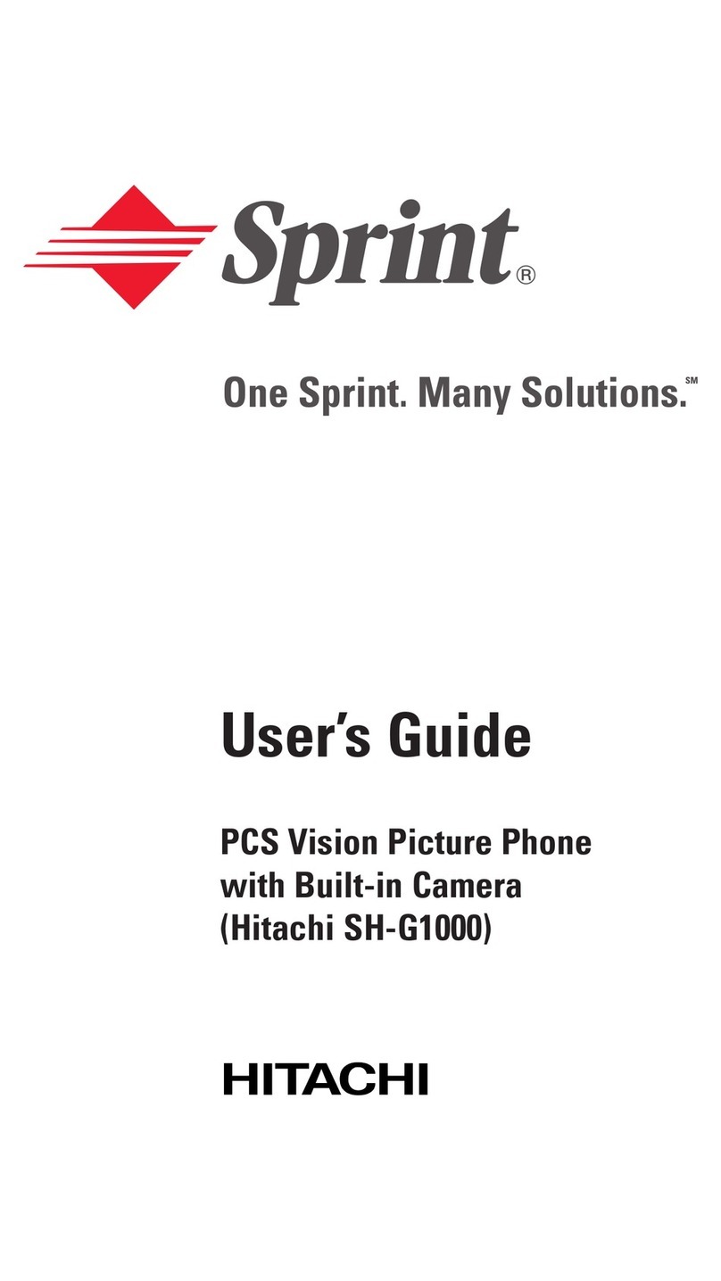 Hitachi SH-G1000 User manual Hitachi SH-G1000 User manual