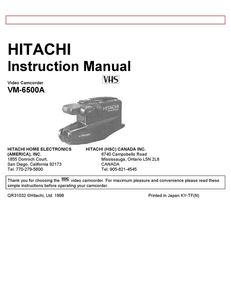 Hitachi VT-FX6500A instruction manual