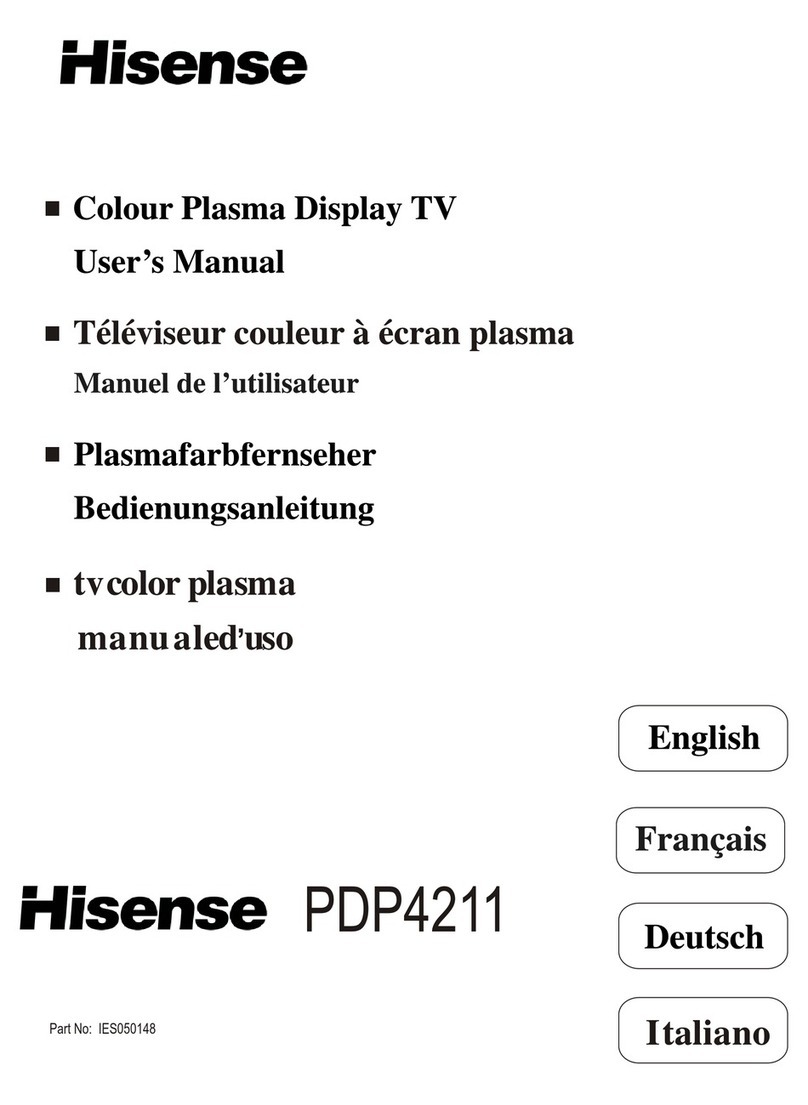 Hisense PDP4211EU User manual