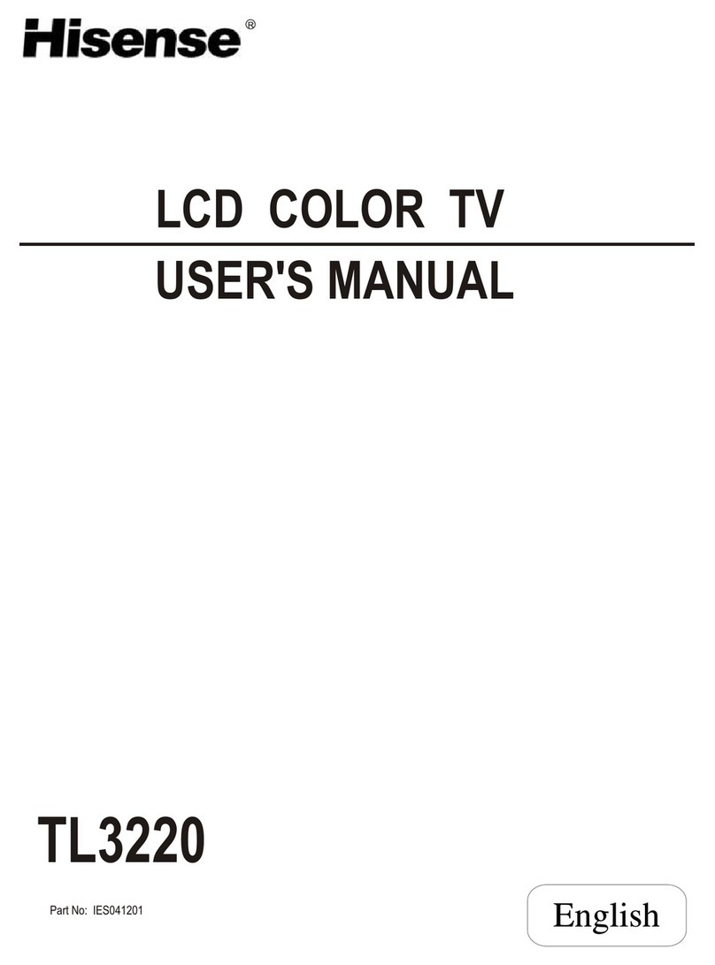 Hisense TL3220 User manual