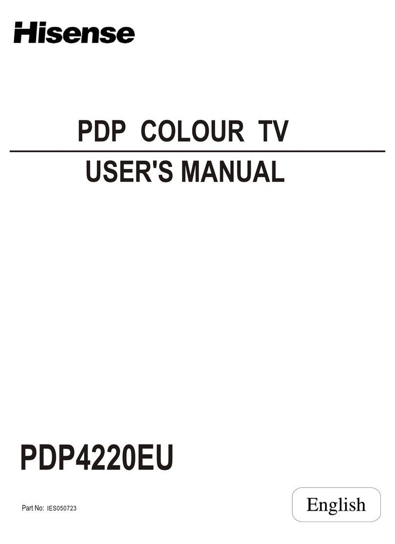 Hisense PDP4220EU User manual Hisense PDP4220EU User manual