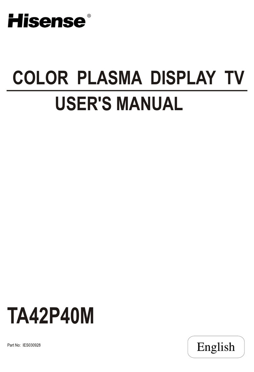 Hisense TA42P40M User manual
