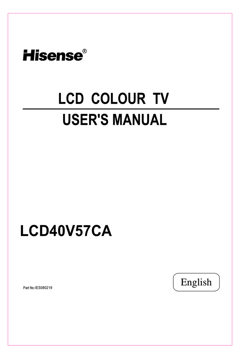 Hisense LCD40V57CA User manual