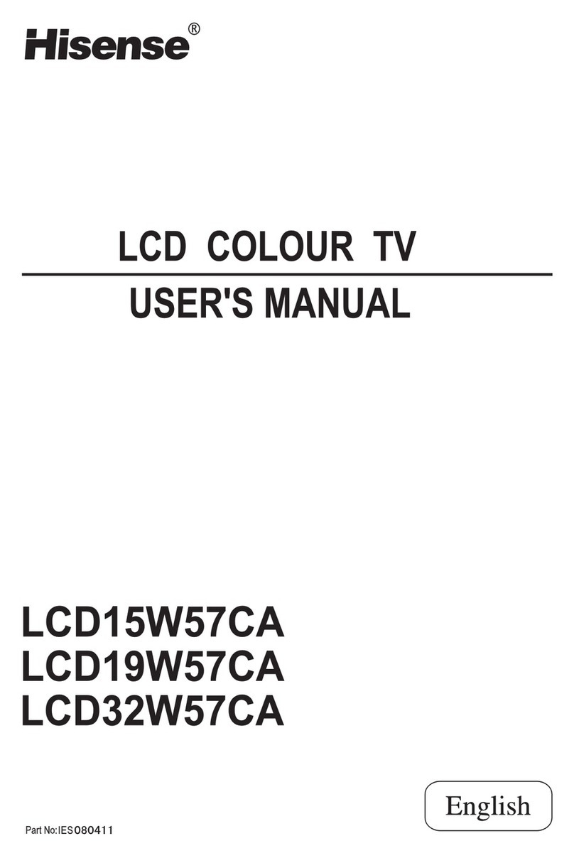 Hisense LCD19W57CA User manual