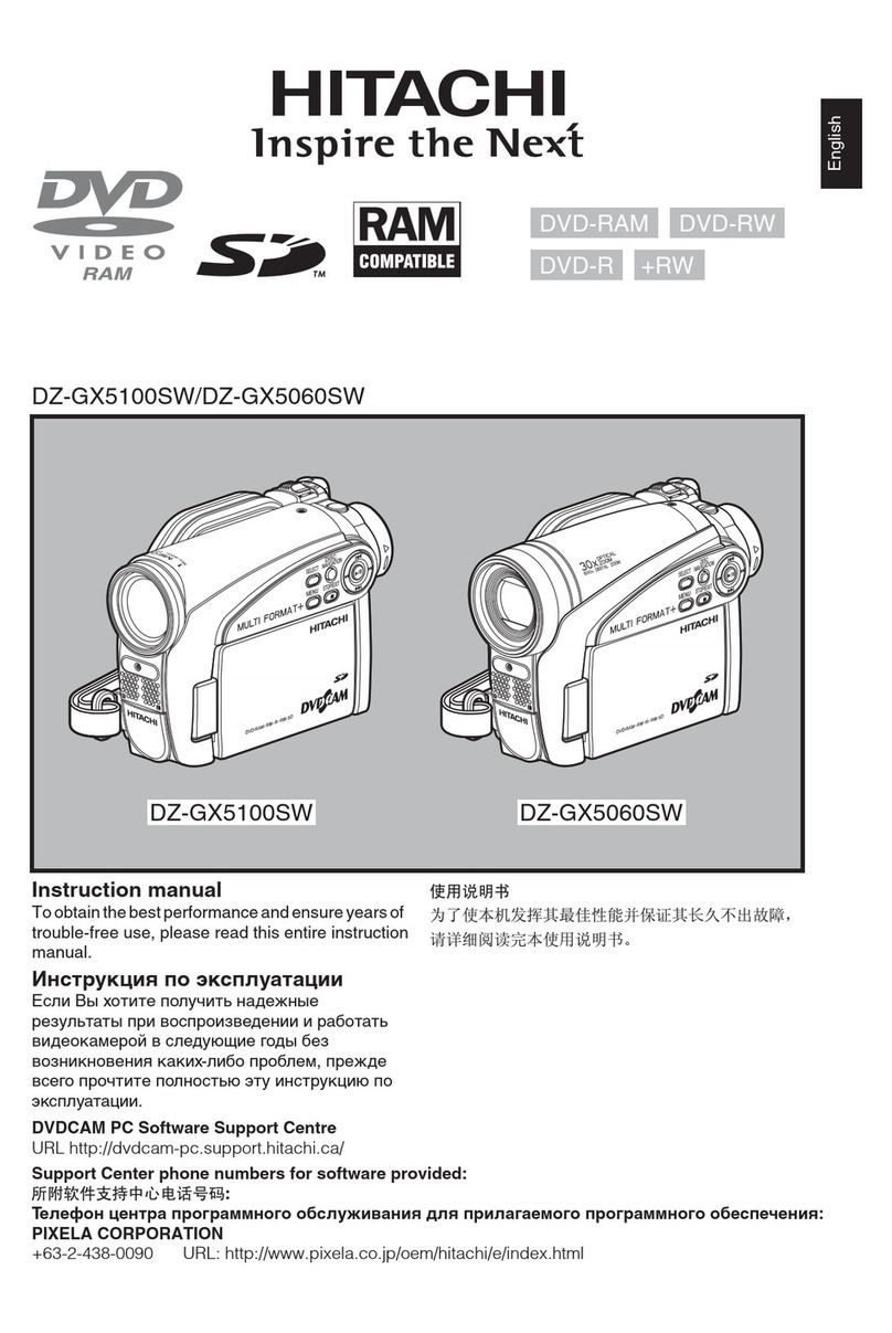 Hitachi DZ-GX5060SW instruction manual
