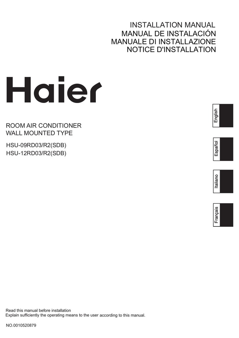 Haier HSU-09RD03/R2(SDB) User manual
