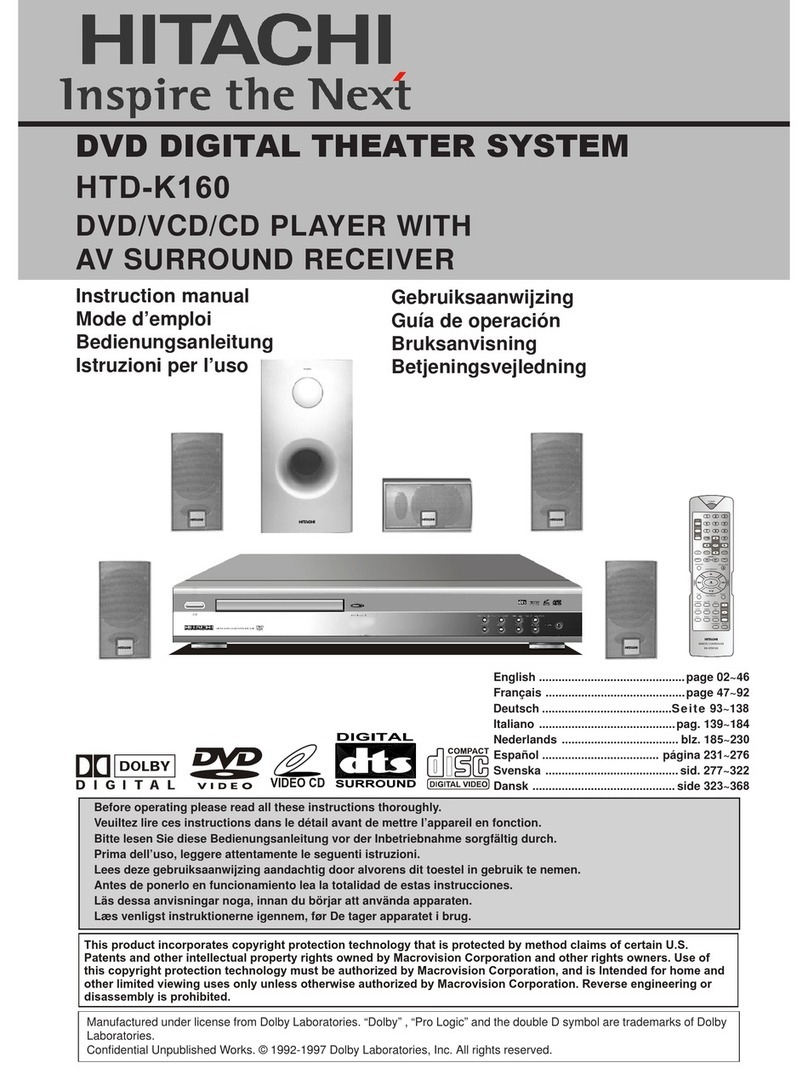 Hitachi HTD-K160 instruction manual