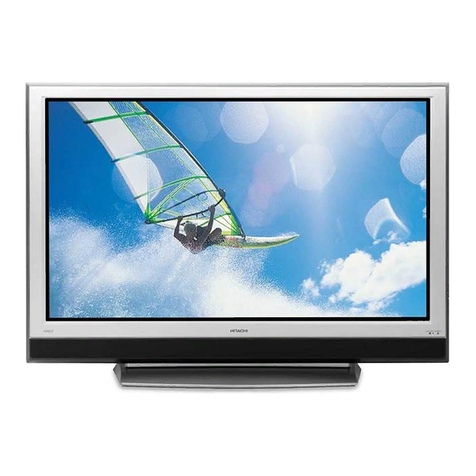 Hitachi 50HDA39 - 50" Plasma TV User manual
