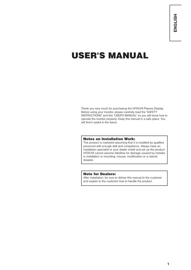Hitachi 32PD7800 User manual