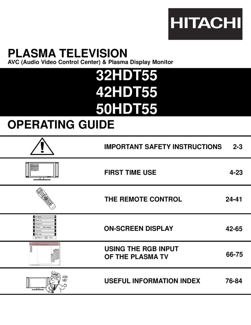 Hitachi 32HDT55 User manual