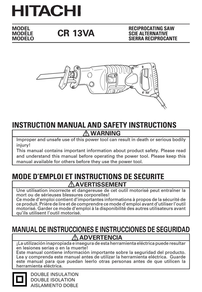 Hitachi CR 13VA Operator's manual